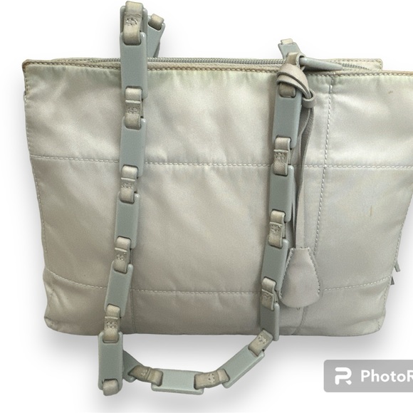 Authentic Grey Prada Shoulder Bag - Picture 5 of 7
